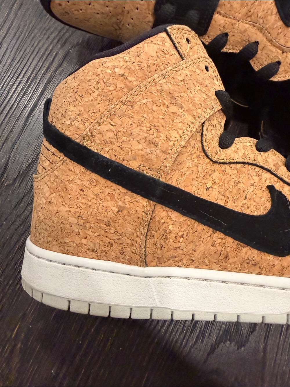 Nike SB Dunk High Men Size 12 Pro Black Hazelnut White Training Shoe - Picture 2 of 11
